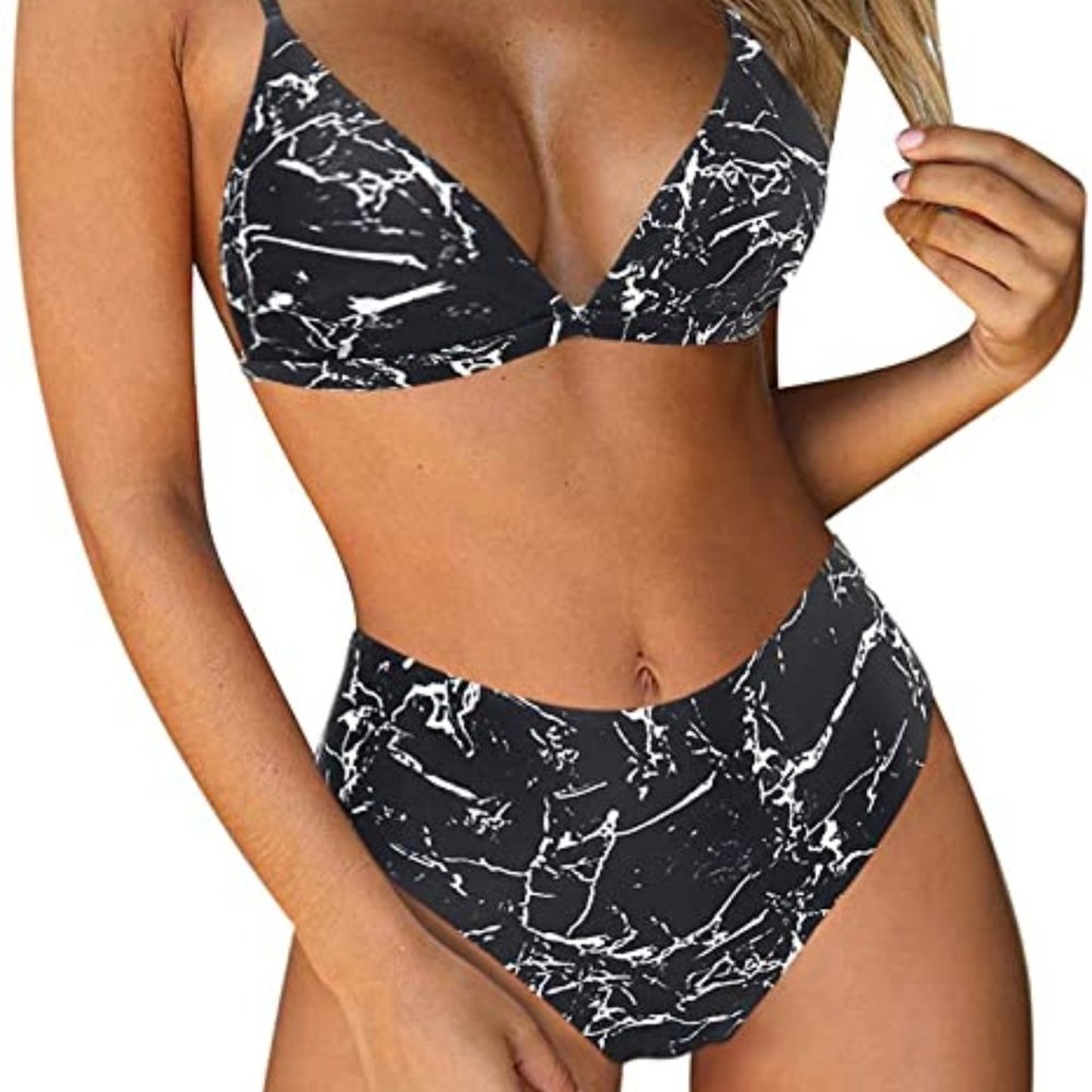 RUUHEE Mable Printing Padded Push up 2pc swimsuit